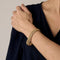 Bracelet Bracelet à maille gourmette en or jaune 58 Facettes DV22637-2