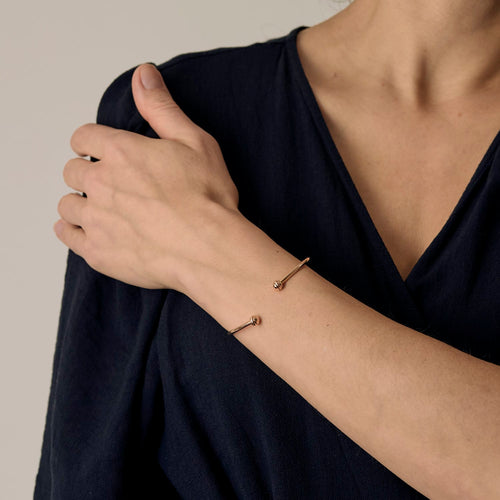 Bracelet PIAGET - Possession - Bracelet jonc ouvert en or rose 58 Facettes DV18575-7