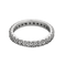 Bague 57 Alliance en or gris et diamants 58 Facettes DV1834-10