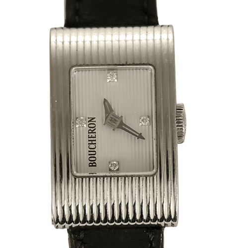 Montre BOUCHERON - Reflet - Montre en acier et diamants 58 Facettes DV23126-1