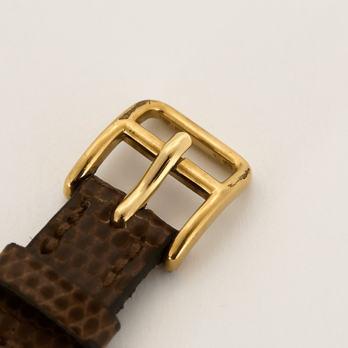 Montre HERMES - Arceau - Montre en acier et plaqué or 58 Facettes DV23242-1