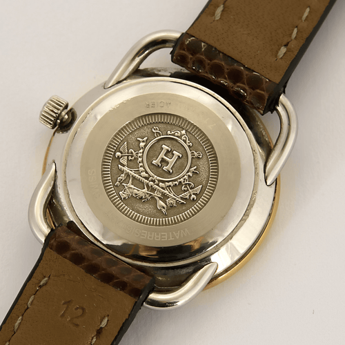Montre HERMES - Arceau - Montre en acier et plaqué or 58 Facettes DV23242-1