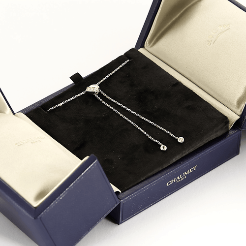 Collier CHAUMET - Lien Séduction - Collier en or gris et diamants 58 Facettes DV25245-1