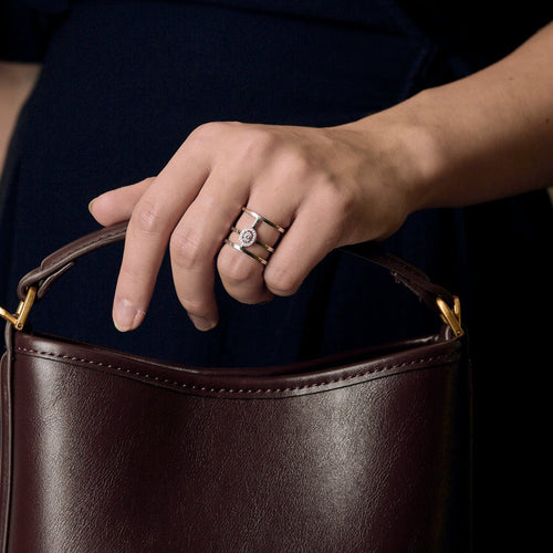 Bague 51 Messika Bague White Gold Diamond Ring, white gold, Diamond 58 Facettes DV25154-1