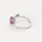 Bague 54,5 Bague en or gris saphir rose et diamants 58 Facettes DV0942-5-545-6