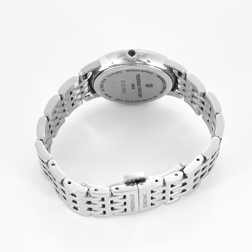 Montre FREDERIQUE CONSTANT - Slimline Moonphase - Montre en acier 58 Facettes DV22972-24