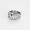 Bague 55 Bague bandeau en or gris et diamants 58 Facettes DV24448-3-DV0882-1