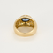 Bague 56 Bague Jonc en or jaune, or gris, saphir et diamants 58 Facettes DV24448-1-56-3