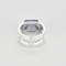 Hermès - Médor - Bague en argent, calcédoine bleue et diamants