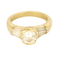 Bague 51 Bague solitaire en or jaune et diamants 58 Facettes DV25249-2-51-2