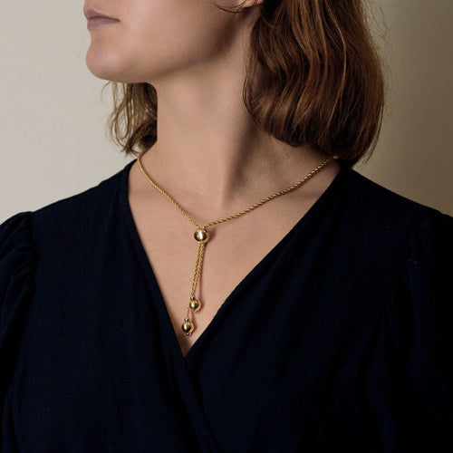 Collier Collier de passementerie en or jaune 58 Facettes DV24448-5