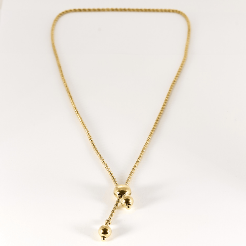 Collier Collier de passementerie en or jaune 58 Facettes DV24448-5