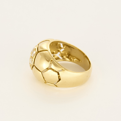 55 ALDEBERT- Bague en or jaune et diamants 58 Facettes DV25249-1