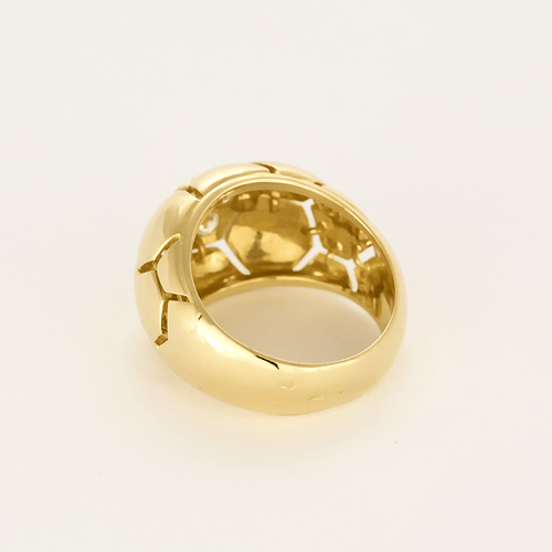 Bague 55 ALDEBERT- Bague en or jaune et diamants 58 Facettes DV25249-1-DV0882-1