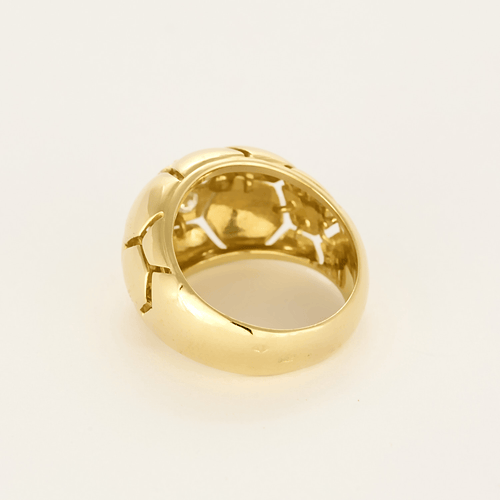 55 ALDEBERT- Bague en or jaune et diamants 58 Facettes DV25249-1