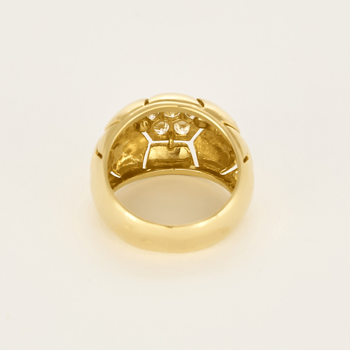 55 ALDEBERT- Bague en or jaune et diamants 58 Facettes DV25249-1