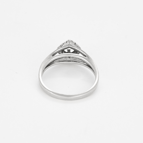 Bague 53.5 Mauboussin - Solitaire Love my Love N°3 - Bague en or blanc et diamants 58 Facettes DV11983-5