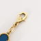 Bracelet Van Cleef & Arpels - Vintage Alhambra - Bracelet en or jaune et agate bleue 58 Facettes DV8241-4