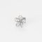 Boucles d'oreilles Boucles d'oreilles fleurs en or blanc et diamants 58 Facettes DV12539-4