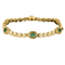 Bracelet en or jaune, diamants et émeraudes 58 Facettes DV22637-3