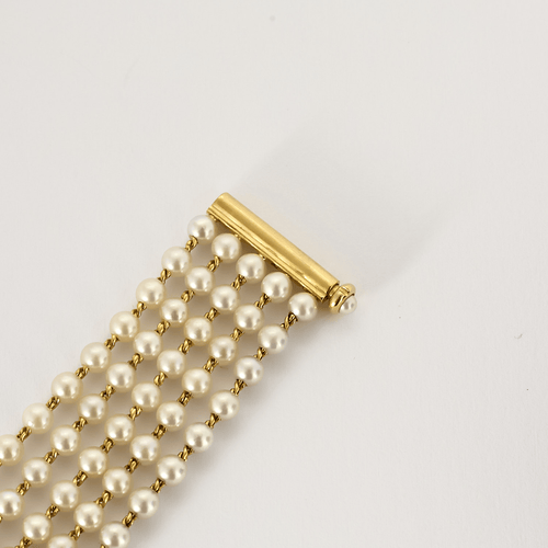 Montre CHANEL - Mademoiselle - Montre bijou or jaune et perles 58 Facettes DV23243-1