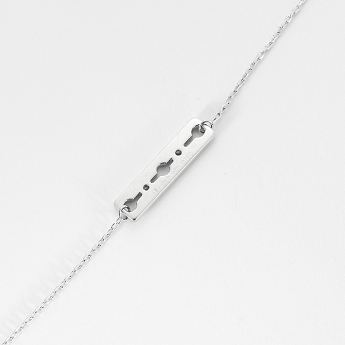 DINH VAN - Pulse - Bracelet en or gris et diamants