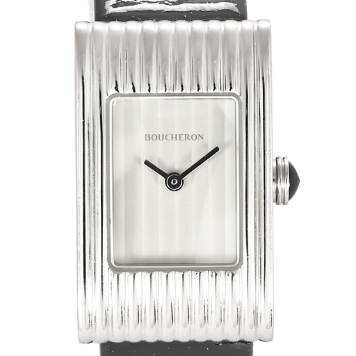 BOUCHERON - Reflet - Montre en acier à mouvement quartz et boitier rectangulaire