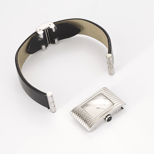 Montre BOUCHERON - Reflet - Montre en acier à mouvement quartz et boitier rectangulaire 58 Facettes DV23254-1
