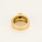 Bague 50 Bague jonc godronnée en or jaune et diamants 58 Facettes DV21752-5-50-1