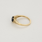 Bague 54 Bague en or jaune saphir et diamants 58 Facettes DV25212-30