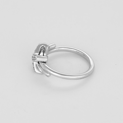 CHAUMET - Bague Jeux de Liens en or gris et diamants