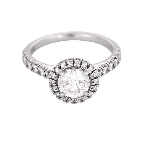 48 CARTIER - Destinée - Bague en platine et diamants 58 Facettes DV26220-2-48-2