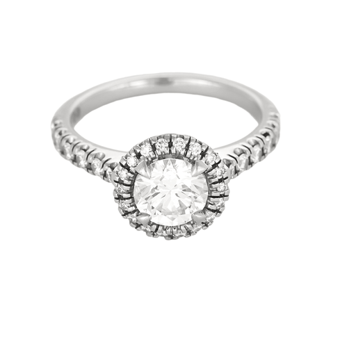CARTIER - Destinée - Bague en platine et diamants