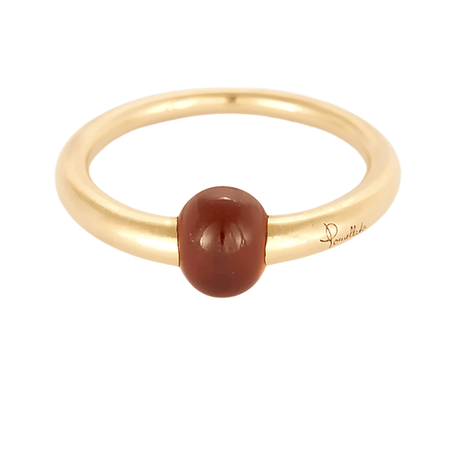 Bague 54 Pomellato - M'ama non M'ama - Bague en or rose et grenat hessonite 58 Facettes DV25951-3-54-3