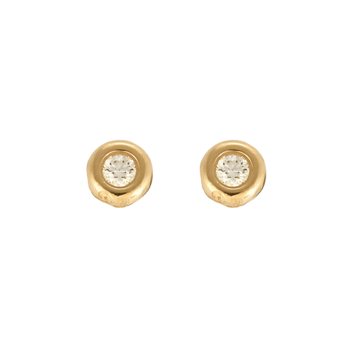 Boucles d'oreilles Tiffany & Co - Puces d'oreilles en or rose et diamants 58 Facettes DV25951-2