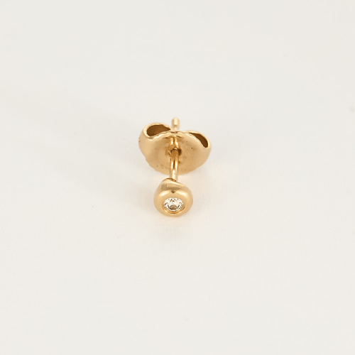 Boucles d'oreilles Tiffany & Co - Puces d'oreilles en or rose et diamants 58 Facettes DV25951-2