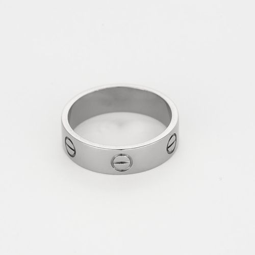 Bague 62 CARTIER - Love - Modèle classique - Alliance en or gris 58 Facettes DV24959-3