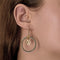Boucles d'oreilles FRED - FORCE 10 Vintage - Paire de boucles d'oreilles en acier et or jaune 58 Facettes DV26267-5