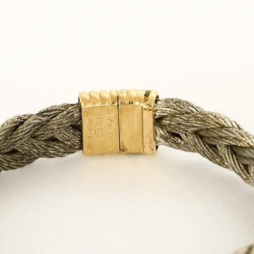 Bracelet FRED - FORCE 10 Vintage - Bracelet en acier et or jaune 58 Facettes DV26267-3