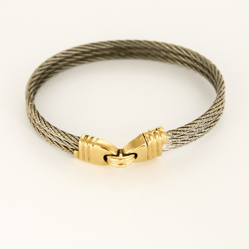 Bracelet FRED - Force 10 Vintage - Bracelet or et acier 58 Facettes DV26267-2