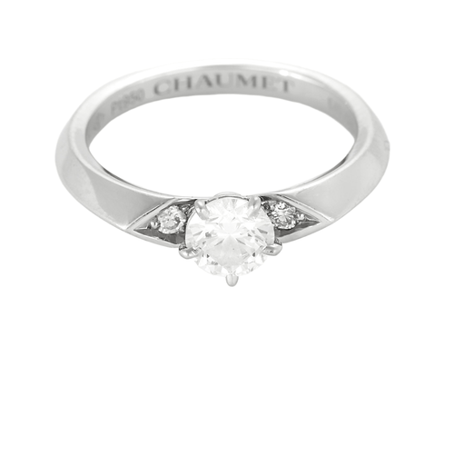 Bague 49 CHAUMET - Sérénade - Bague en platine et diamants 58 Facettes DV26052-1