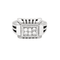 Bague 47,5 Importante bague en platine et diamants 58 Facettes DV3470-12-475-5