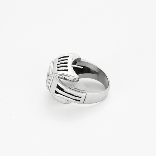 Bague 47,5 Importante bague en platine et diamants 58 Facettes DV3470-12-475-5