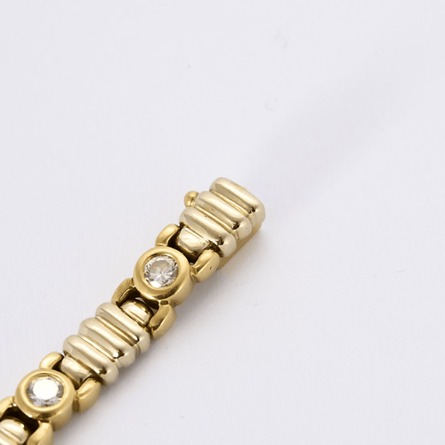 Bracelet Bracelet en or jaune et diamants 58 Facettes DV26327-2