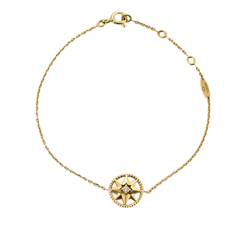 DIOR - Rose des vents - Bracelets en or jaune, nacre et diamants