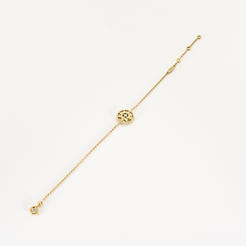 DIOR - Rose des vents - Bracelets en or jaune, nacre et diamants