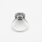 Bague en or blanc, saphir et diamants