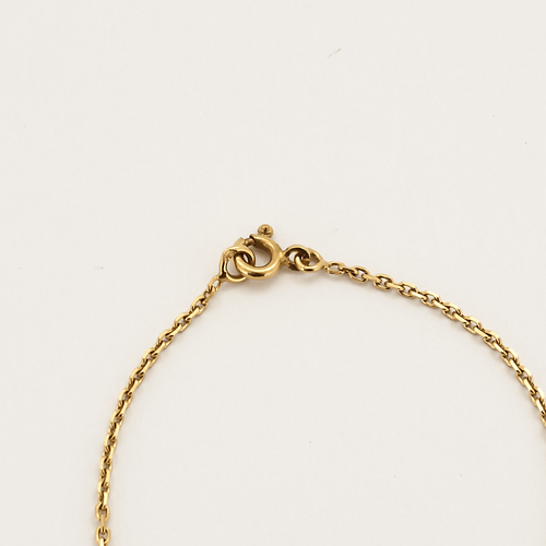 Collier Chaîne en or jaune retenant une médaille de baptême 58 Facettes DV25961-6