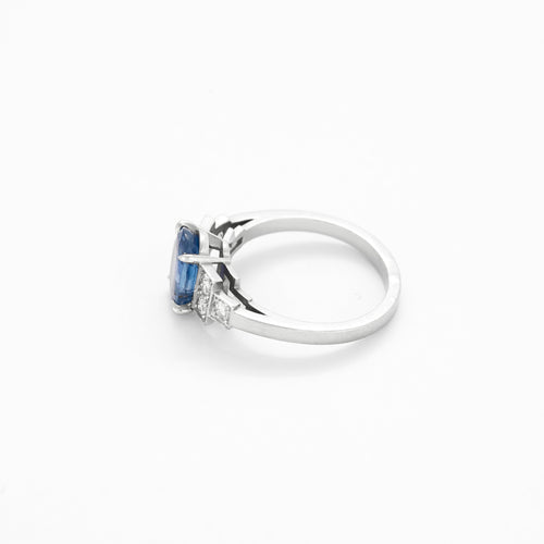Bague 52,5 Bague en platine, saphir et diamants 58 Facettes DV11567-1-525-6