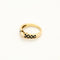 Bague 54 KORLOFF - Bague jonc en or jaune émail et diamant 58 Facettes DV25579-1